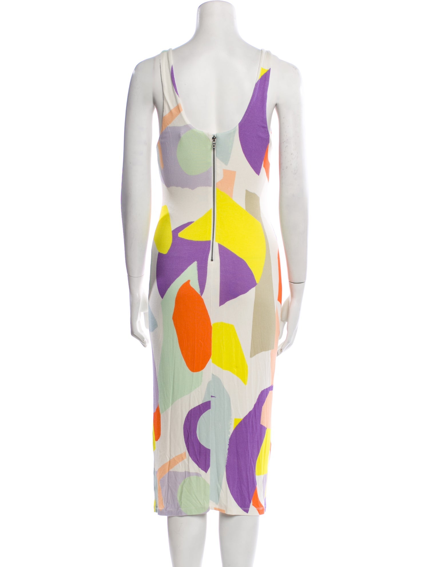 Alice + Olivia Printed Midi Length Dress